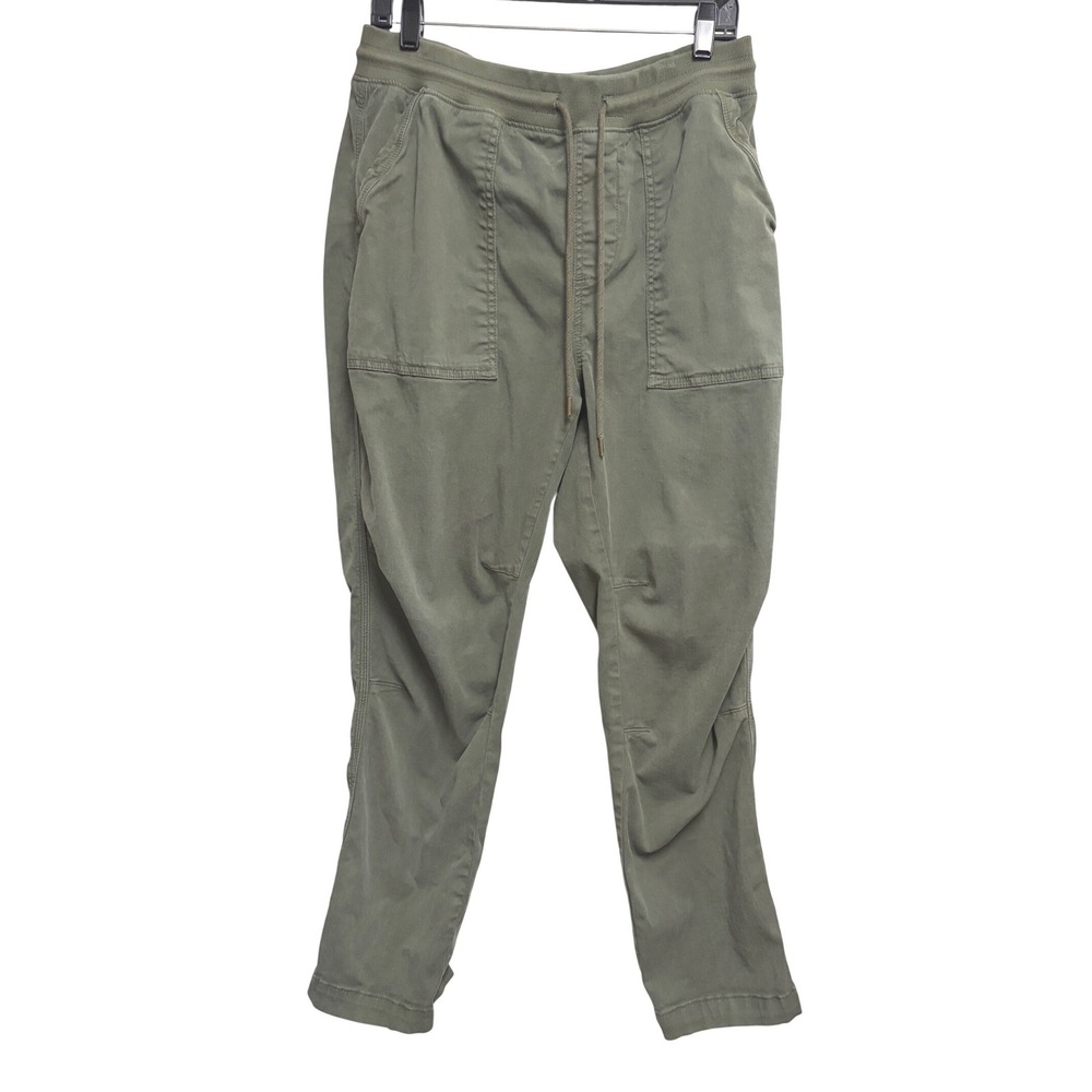 Faherty Traveler Pants Utility Olive Green Twill Tencel Stretch Green L